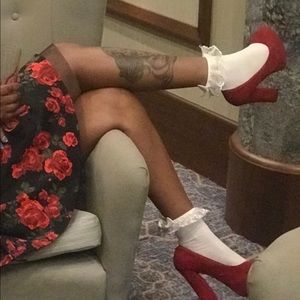 Every women needs a pair of red shoes